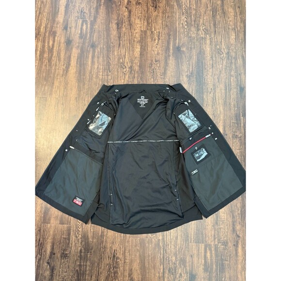 SCOTTeVEST RFID Travel Utility Tec Vest Mens LT Black Full Zip Pockets Hooded - Picture 8 of 10